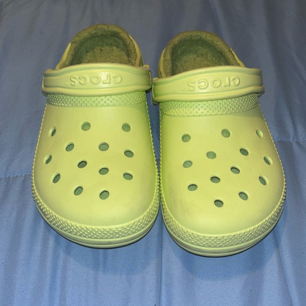 Green crocs